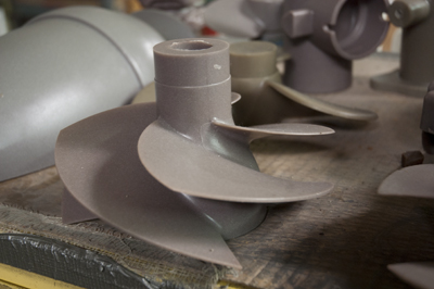 Custom propeller pitch for customers from Quality Castings Propeller Pitch