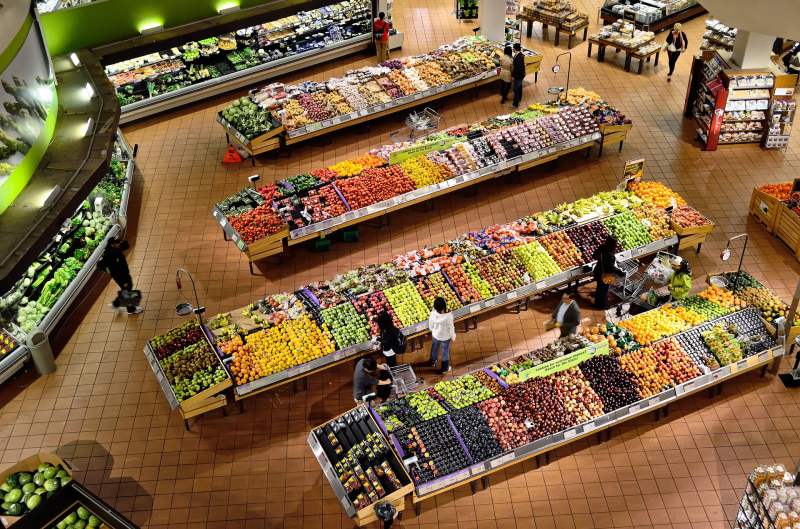 Grocery stores benefit from food prep industry components